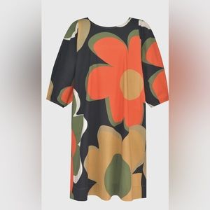 Alembika MOD OVERSIZED SHIFT DRESS, FLORAL Brand Size S (8-12) Floral Dress